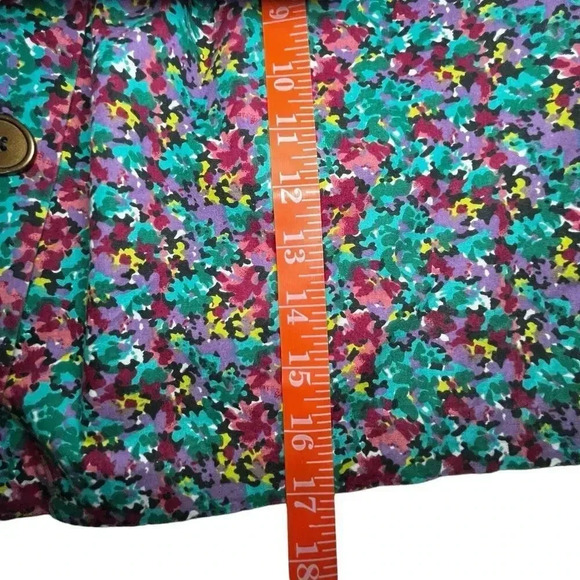 Y2K Floral Micro Mini Skirt Sz‎ S Coquette Cottagecore Preppy Vibes - Picture 5 of 14